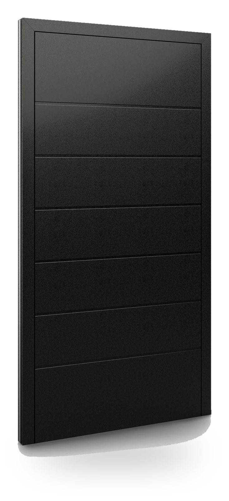 Eko-Okna DP05 — drzwi aluminiowe, panel pełny, frezowanie panelu