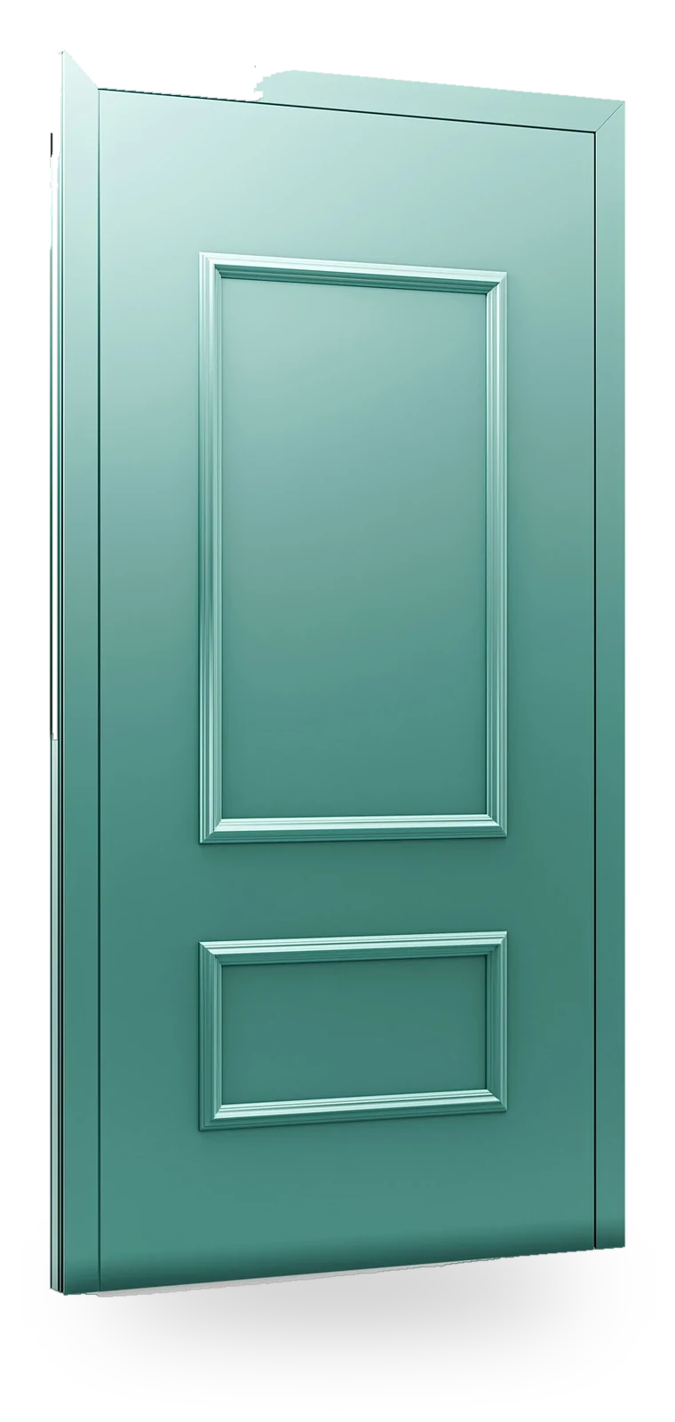 Eko-Okna RL02 — drzwi aluminiowe, panel pełny, tłoczenie panelu