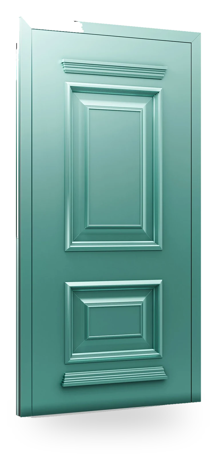 Eko-Okna RL13 — drzwi aluminiowe, panel pełny, tłoczenie