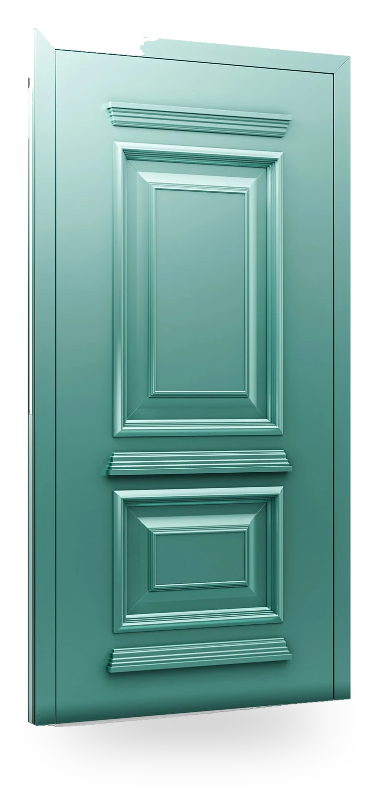 Eko-Okna RL16 — drzwi aluminiowe, panel pełny, tłoczenie