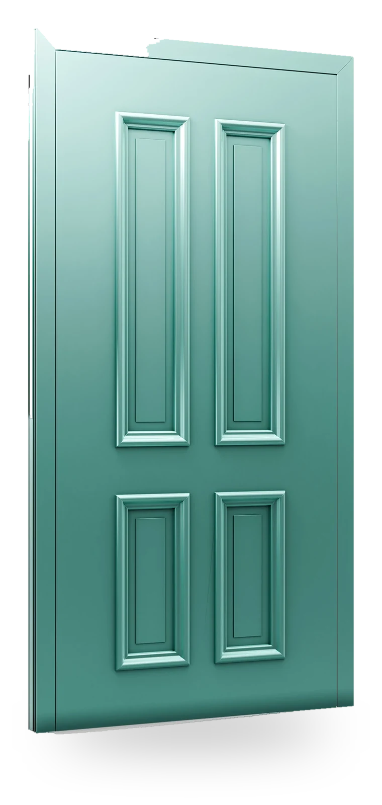 Eko-Okna RL20 — drzwi aluminiowe, panel pełny, tłoczenie