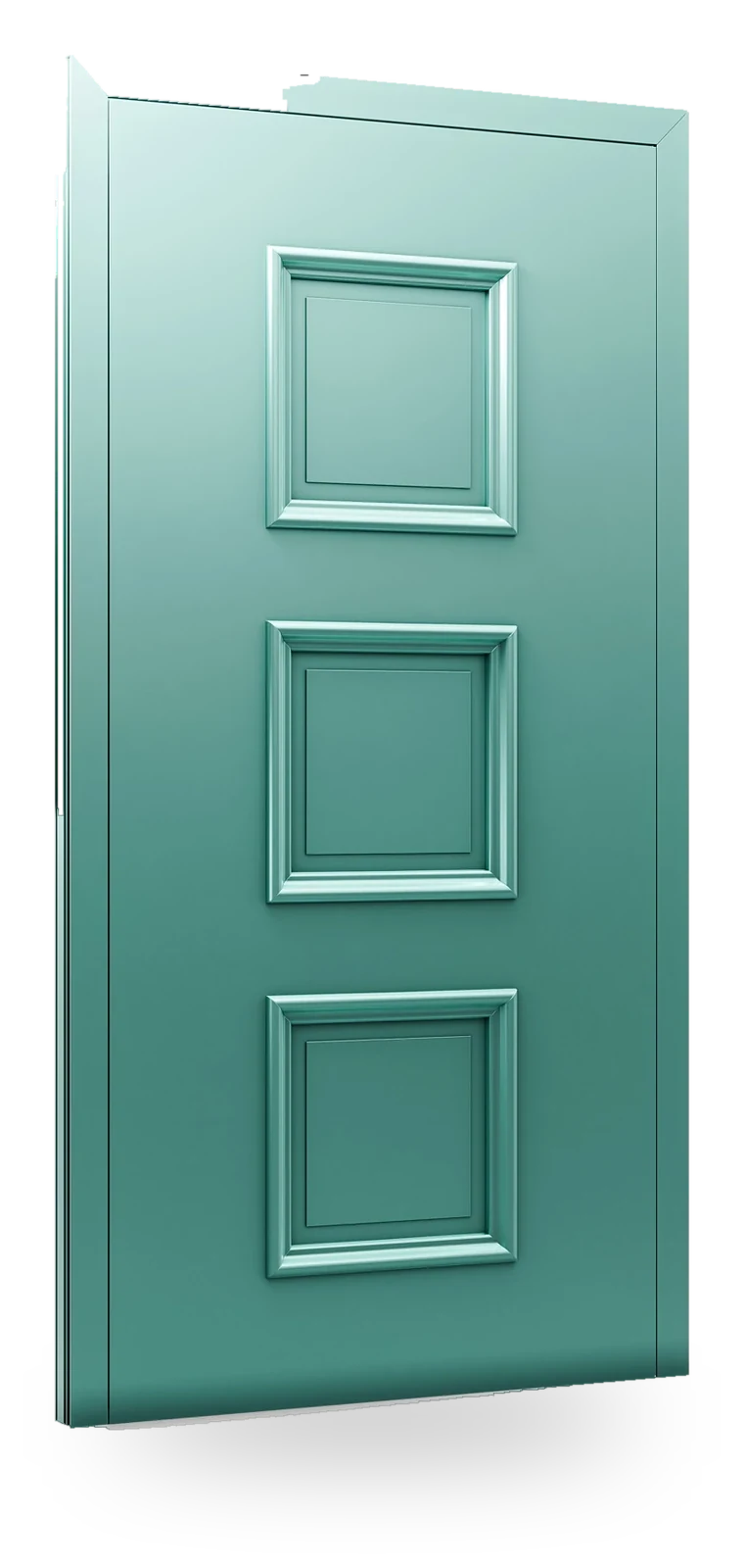 Eko-Okna RL21 — drzwi aluminiowe, panel pełny, tłoczenie