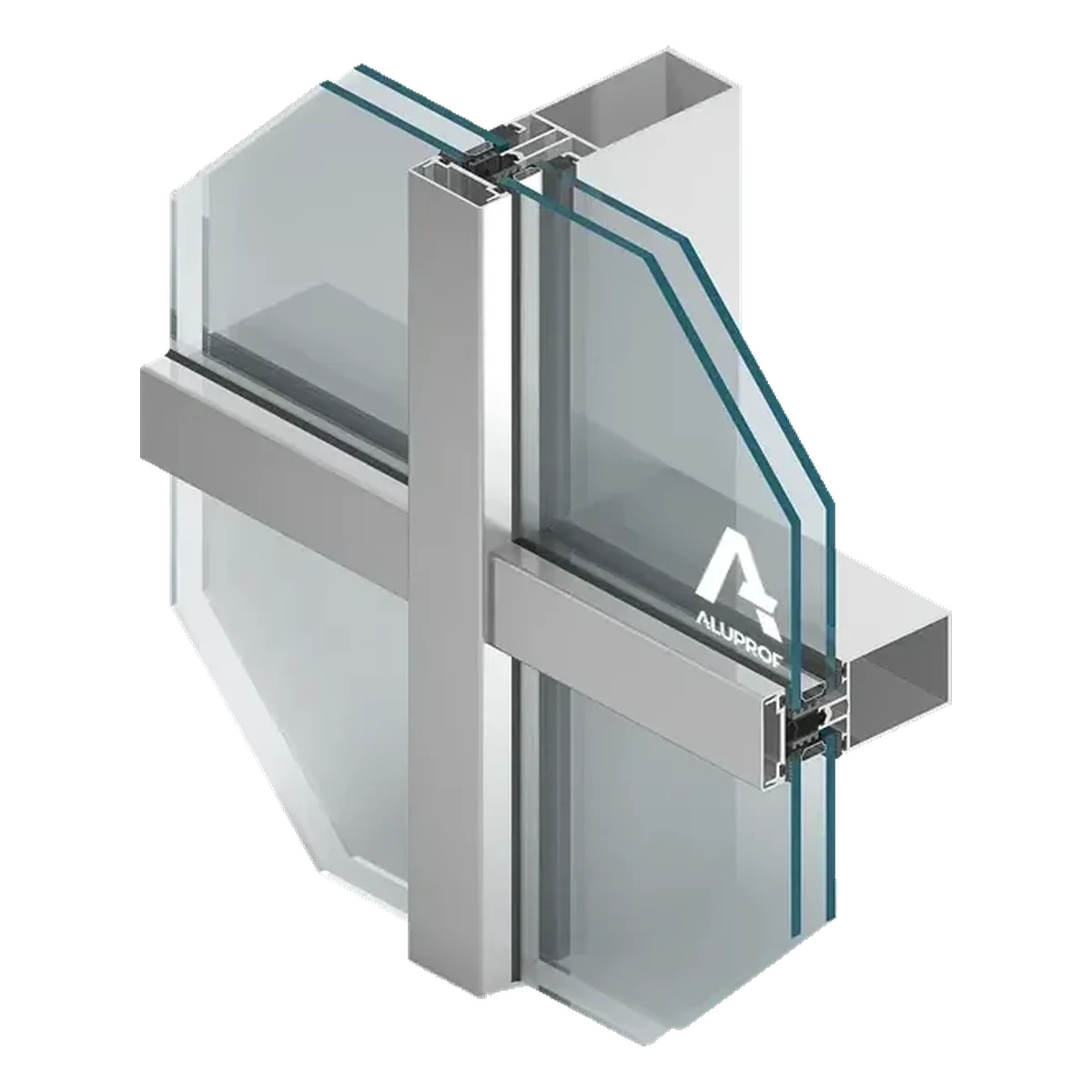 Aluprof MB-SR50N HI, system MB-SR50N HI - fasada słupowo-ryglowa