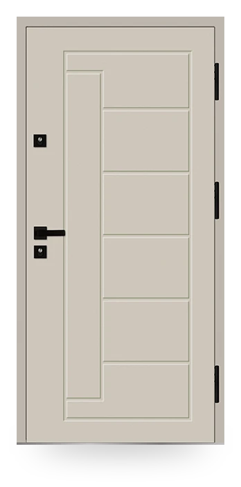 Martom U 670 — drzwi stalowe, panel pełny, tłoczenie