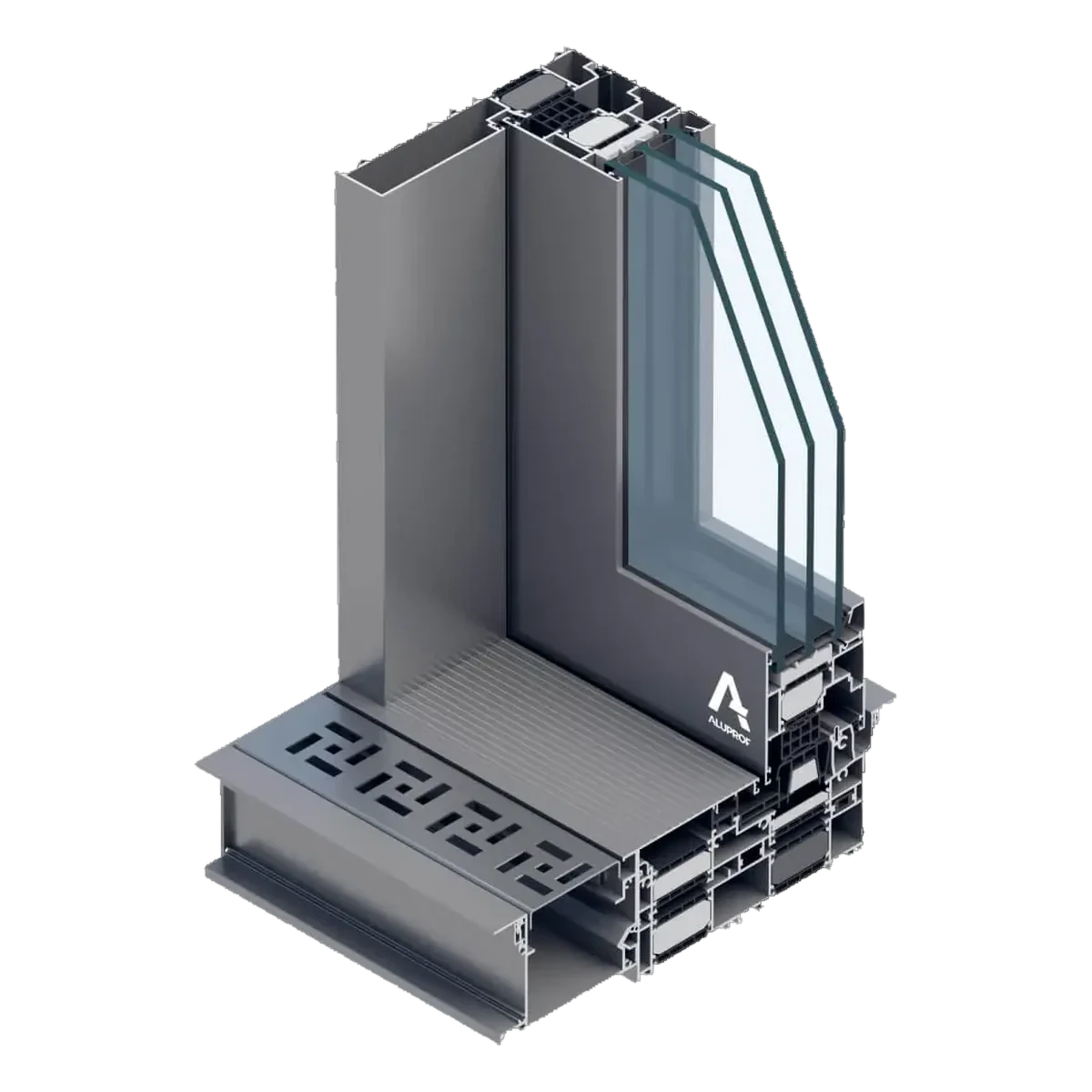 Aluprof MB-82HS, system MB-82HS - okno przesuwne aluminiowe