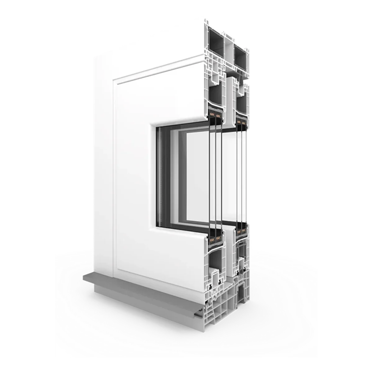 Gealan HST S 9000 - okno przesuwne PVC