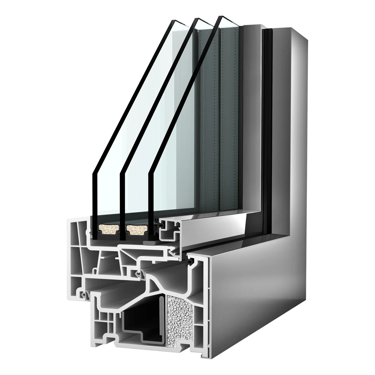 Internorm KF 510, system KF 510 - okno PVC
