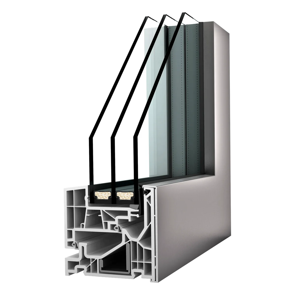 Internorm KF 520, system KF 520 - okno PVC