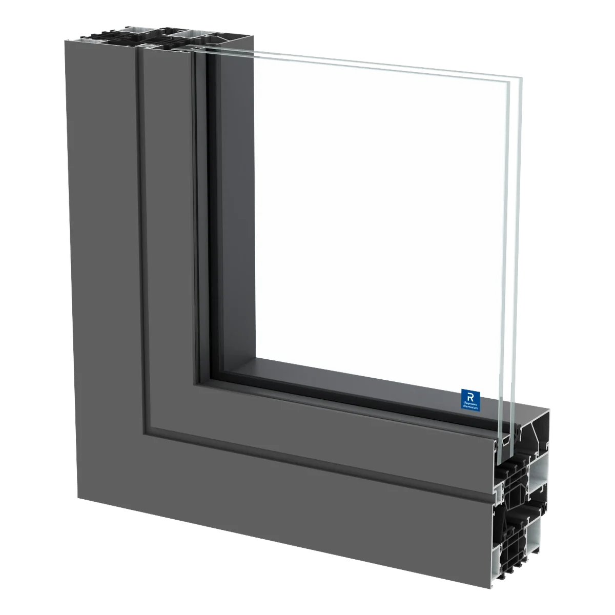 Reynaers MasterLine 8 Hidden Vent, system MasterLine 8 Hidden Vent - okno aluminiowe