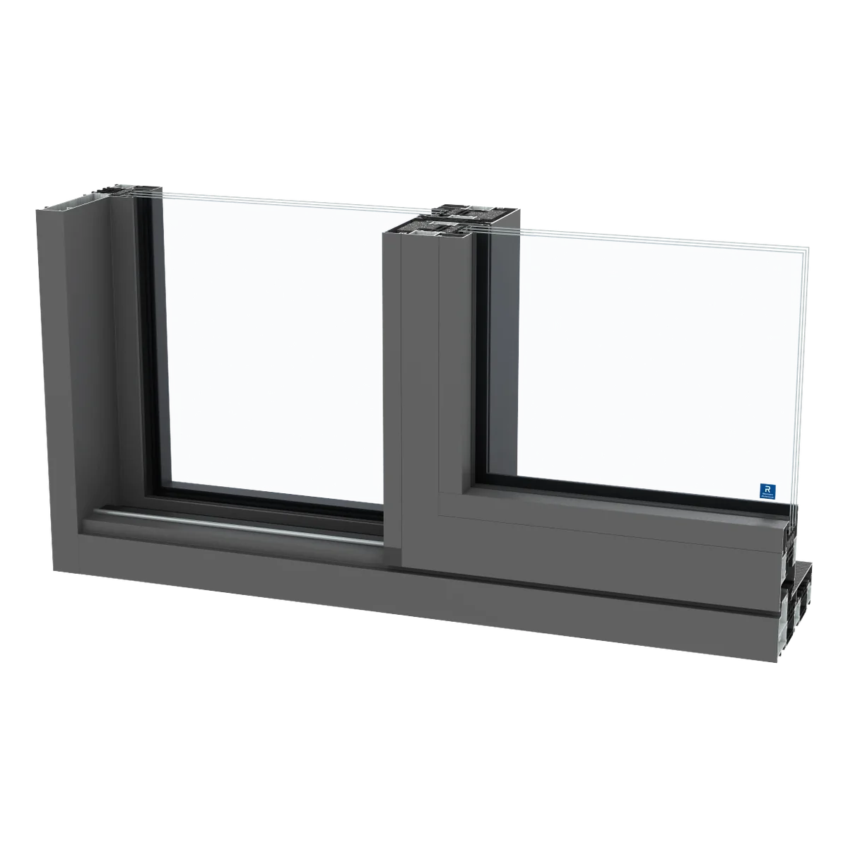 Reynaers MasterPatio, system MasterPatio - okno przesuwne aluminiowe