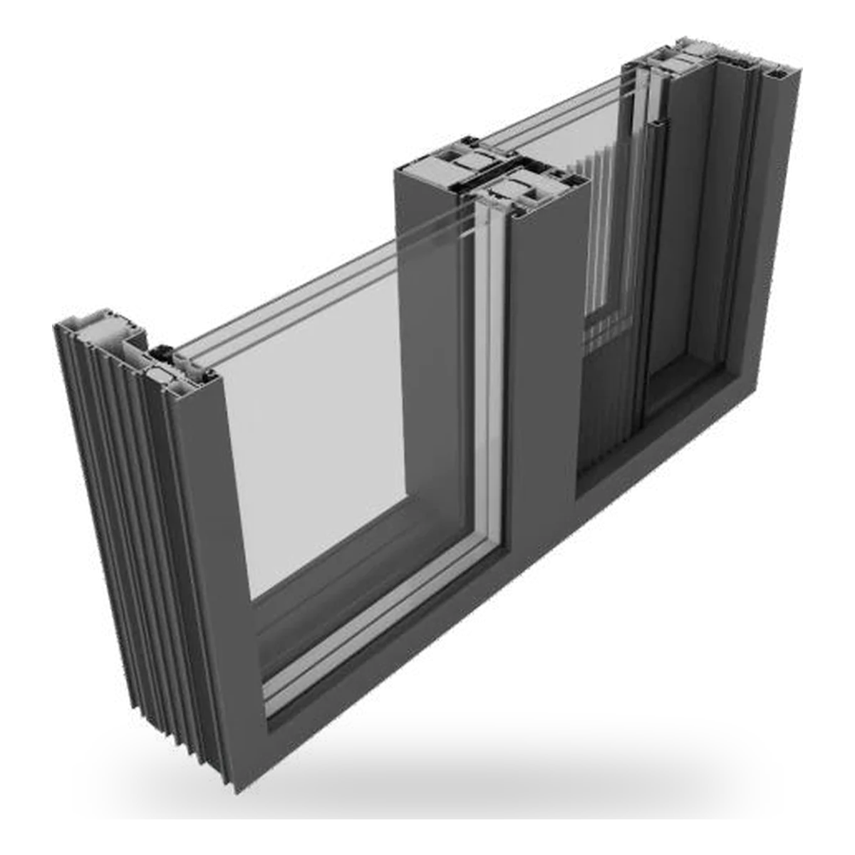 Yawal DP 180 Primeview - okno przesuwne aluminiowe