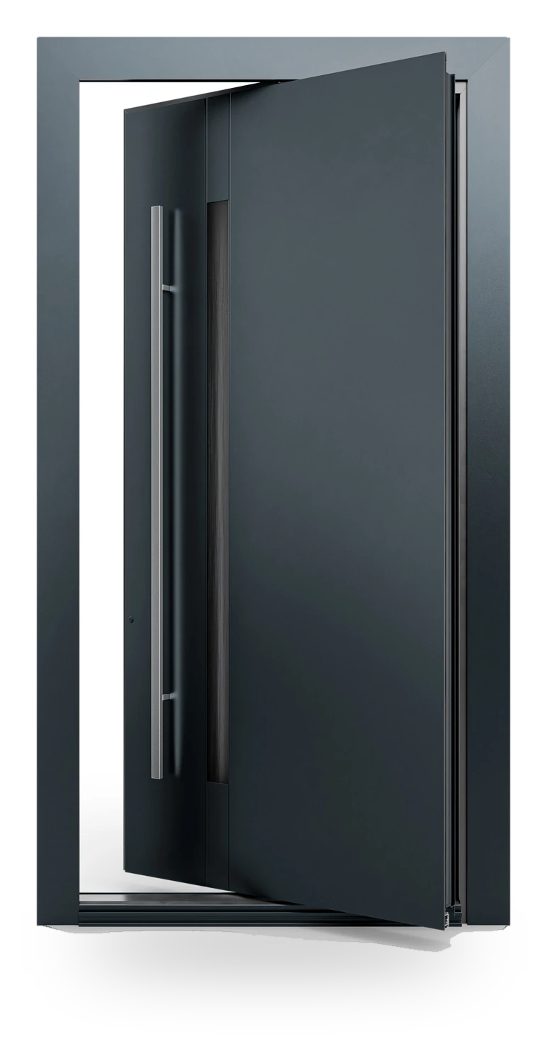 PL14 Sleek Glass — drzwi pivot