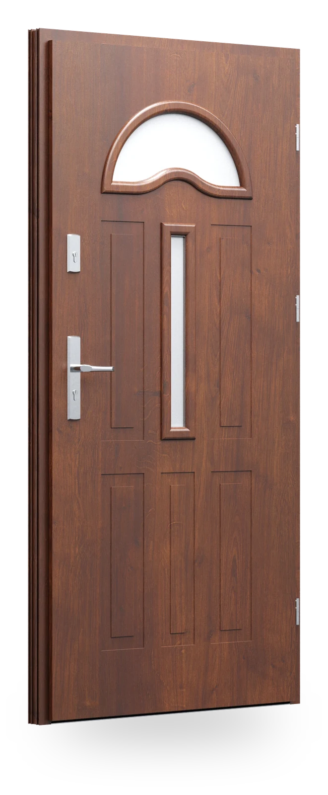 Wikęd 34 — drzwi stalowe, panel pełny, ramka pcv