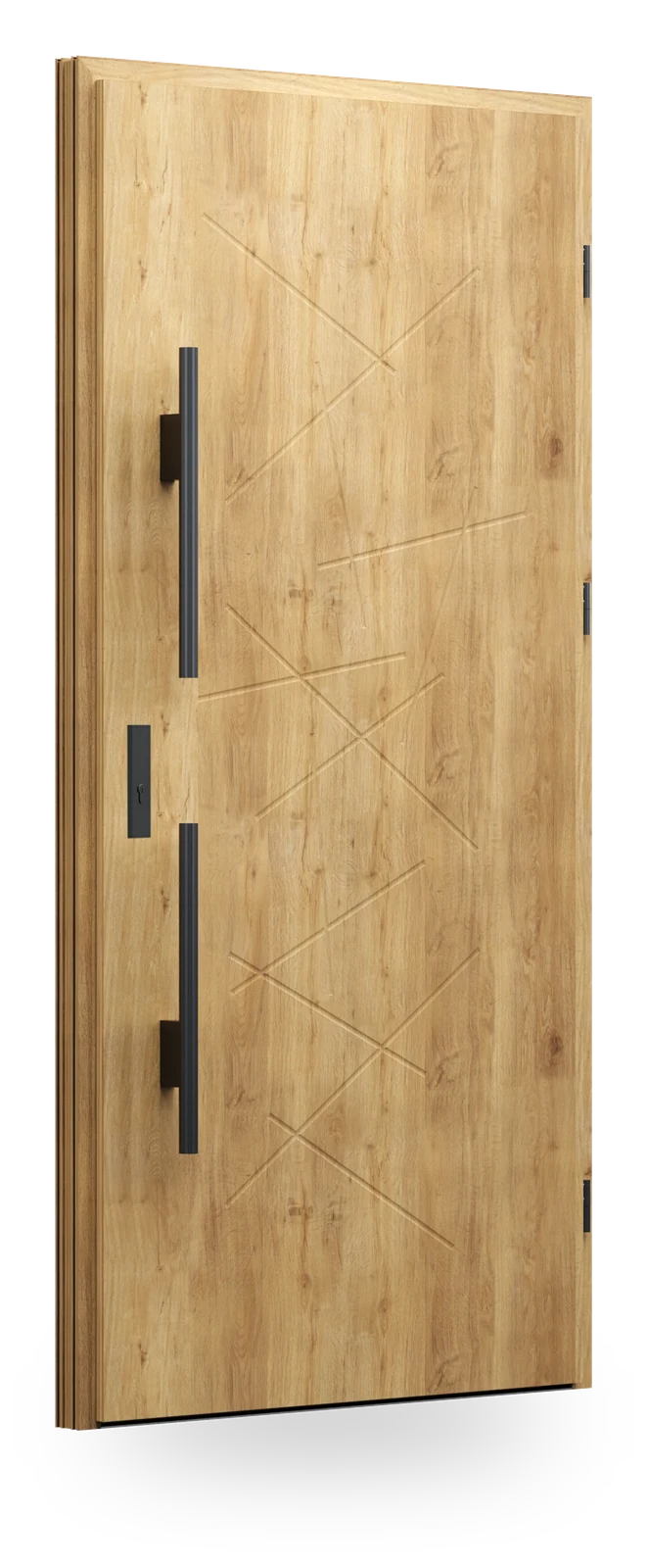Wikęd 43b — drzwi stalowe, panel pełny