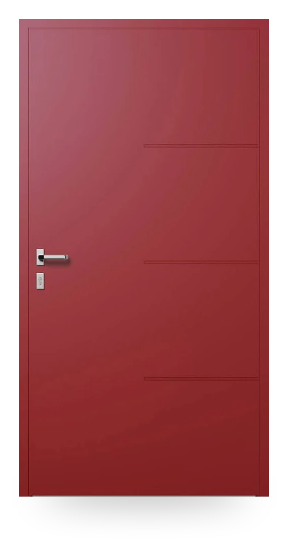 Wiśniowski CREO 314 — drzwi aluminiowe, panel pełny, bez aplikacji