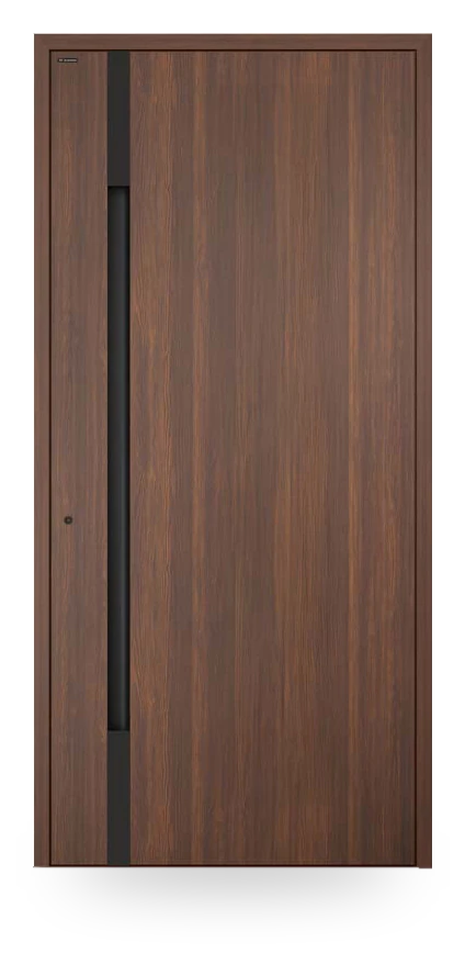 Wiśniowski CREO ART 4013 - drzwi aluminiowe, panel pełny, pionowa aplikacja