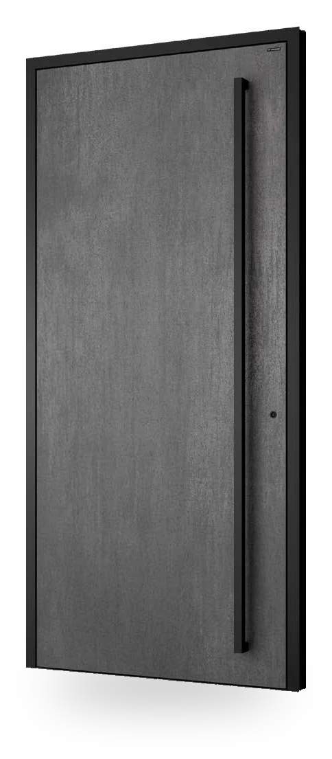 Wiśniowski CREO ART 6012 - drzwi aluminiowe, panel pełny, spiek kwarcowy
