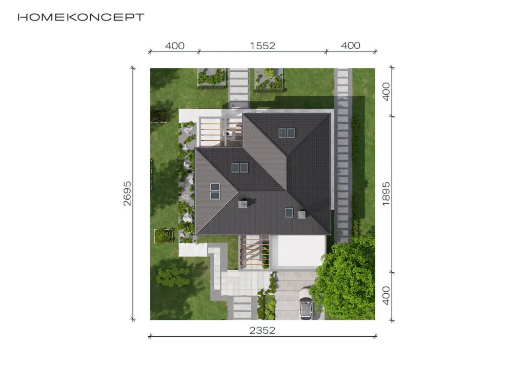 Homekoncept 33 zt — Ile kosztują okna do projektu Homekoncept 33?