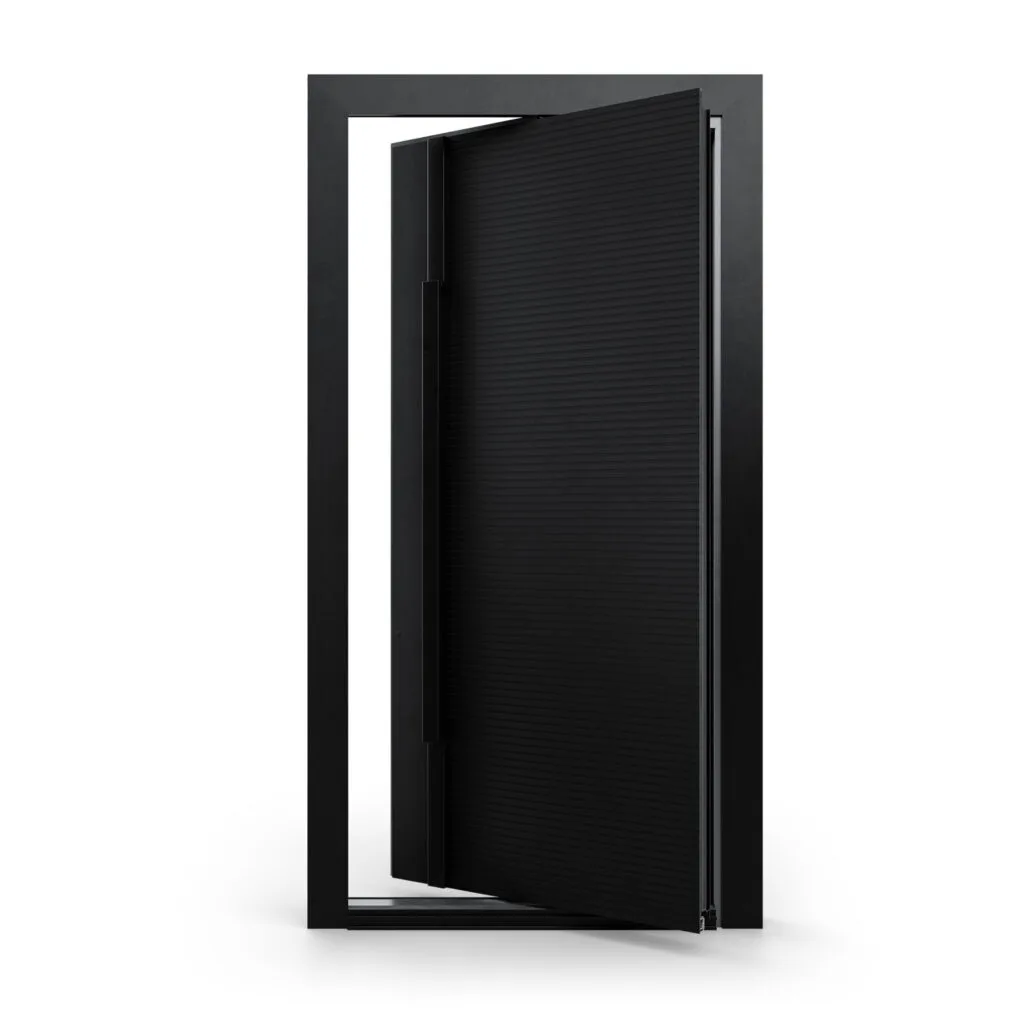 4 PL04 Vertical Touch — Drzwi Aluminiowe Pivot – EkoOkna