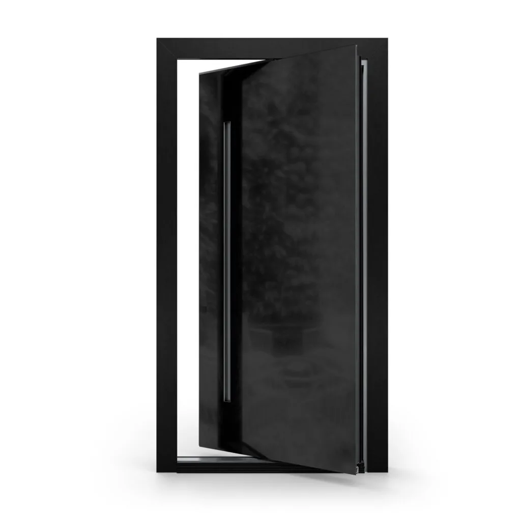 9 PL09 Glass Elegance — Drzwi Aluminiowe Pivot – EkoOkna